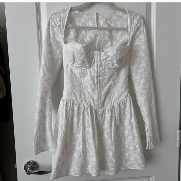 House of CB - Mistress Rocks Broderie corset mini dress - Picture 4 of 4